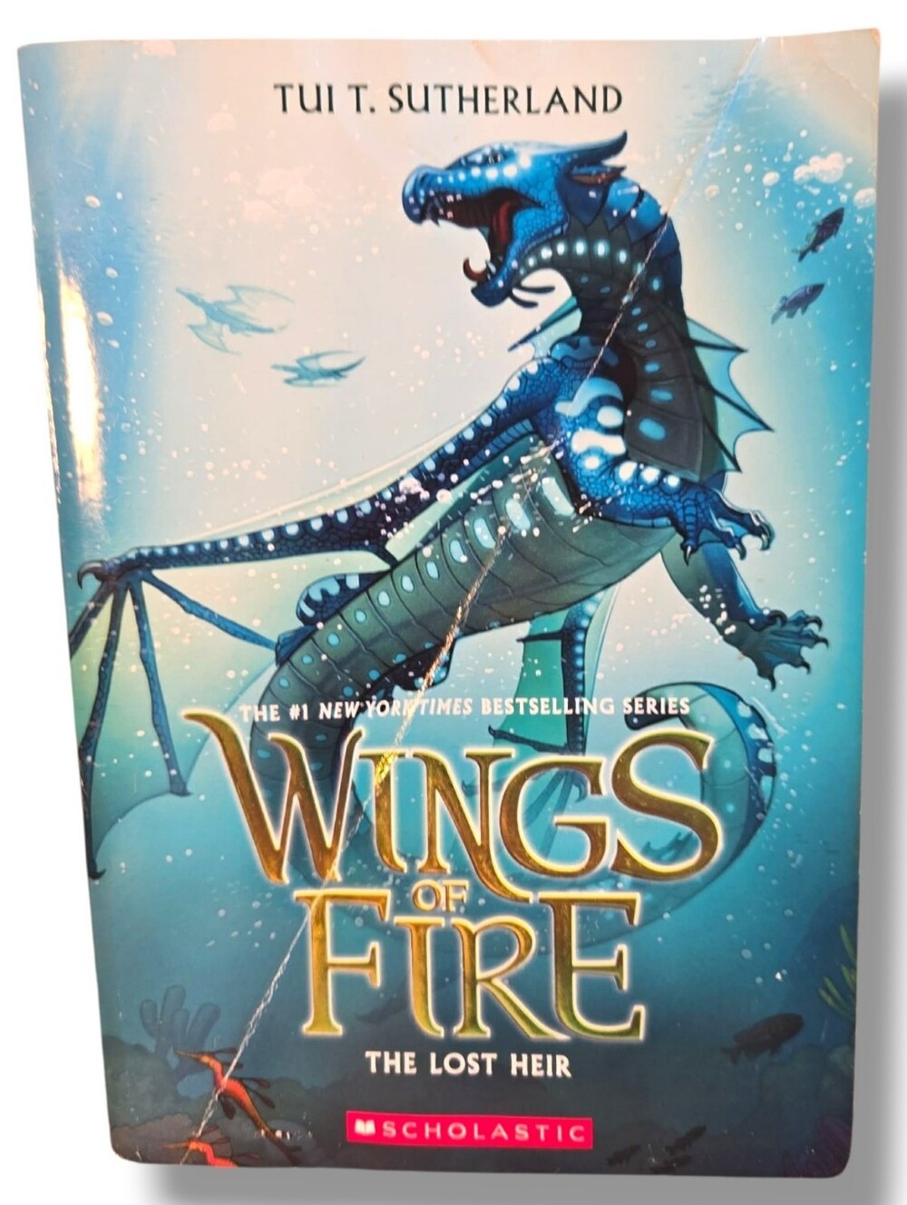 Wings of Fire Book 2 The Lost Heir Paperback Dragons Fantasy Novel WOF Series